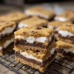 S’mores cookie bars