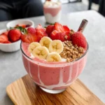 Strawberry Banana Smoothie Bowl