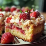 Strawberry Coffee Cake