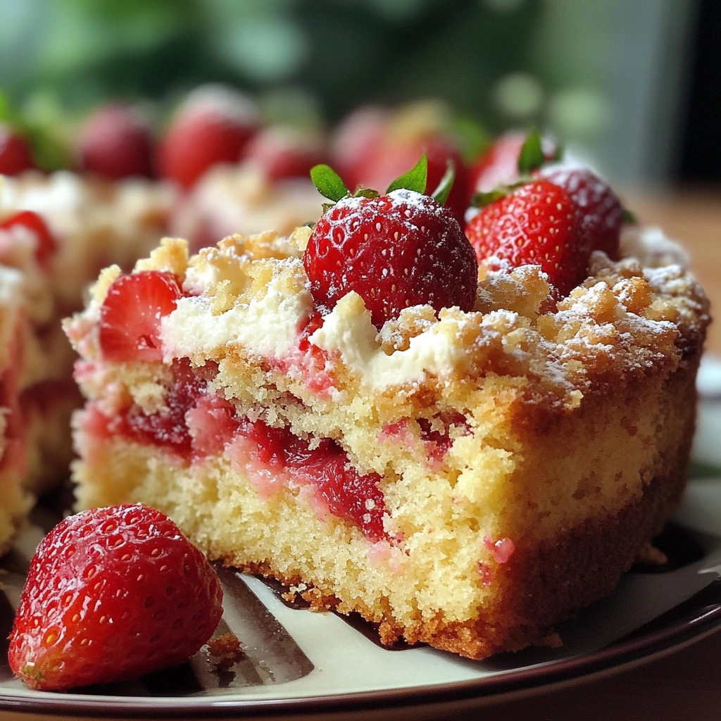 Strawberry Coffee Cake