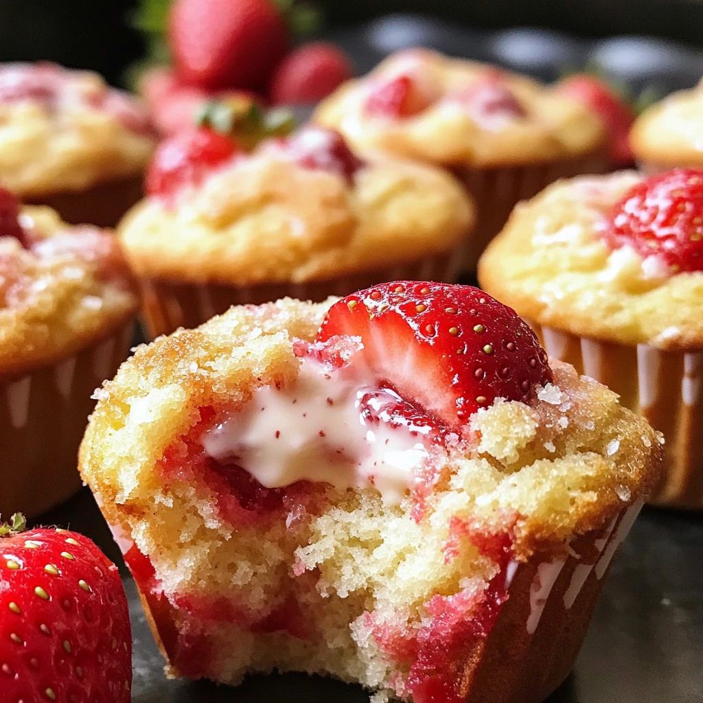 Strawberry Cream Cheese Muffins