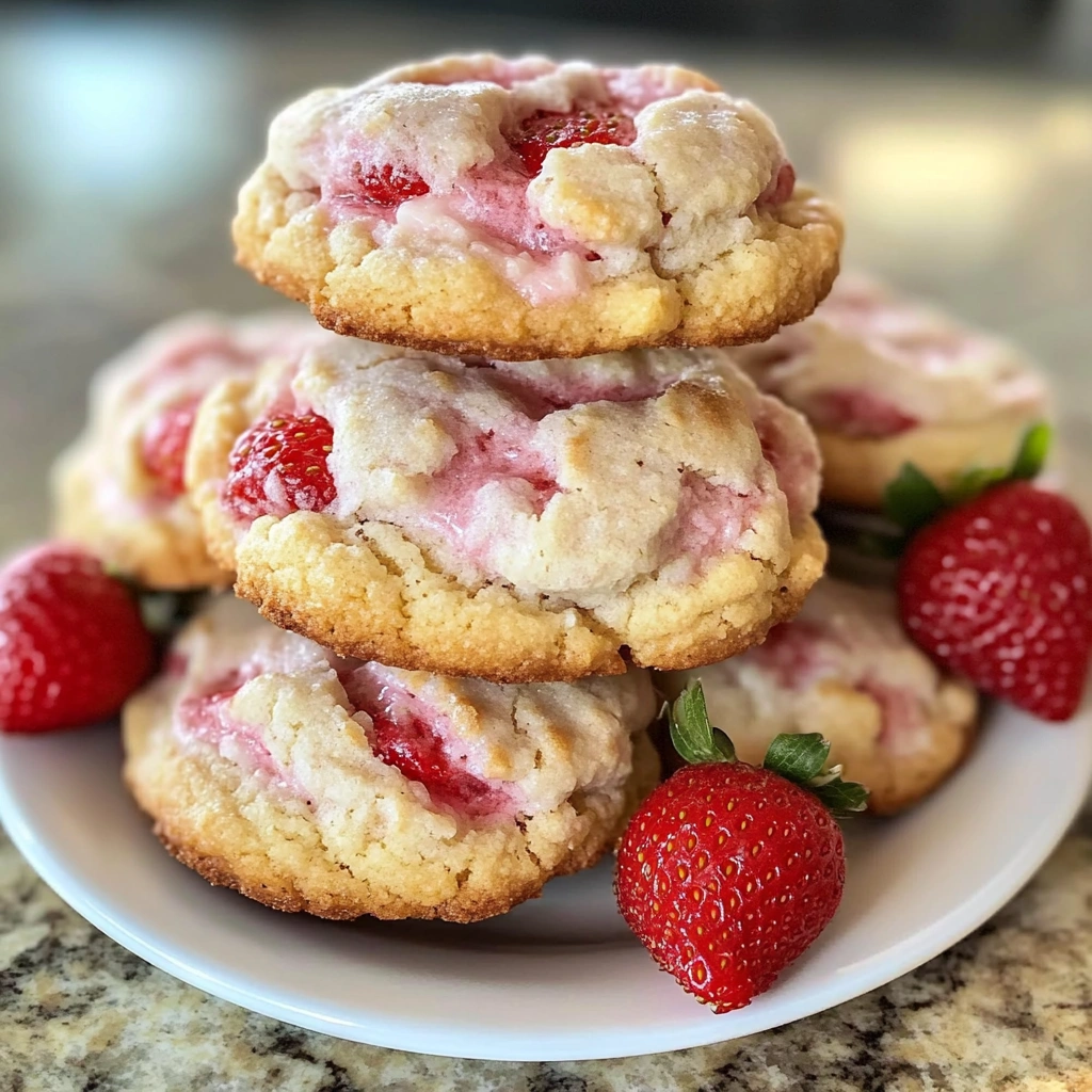 Strawberry Shortcake Cookies