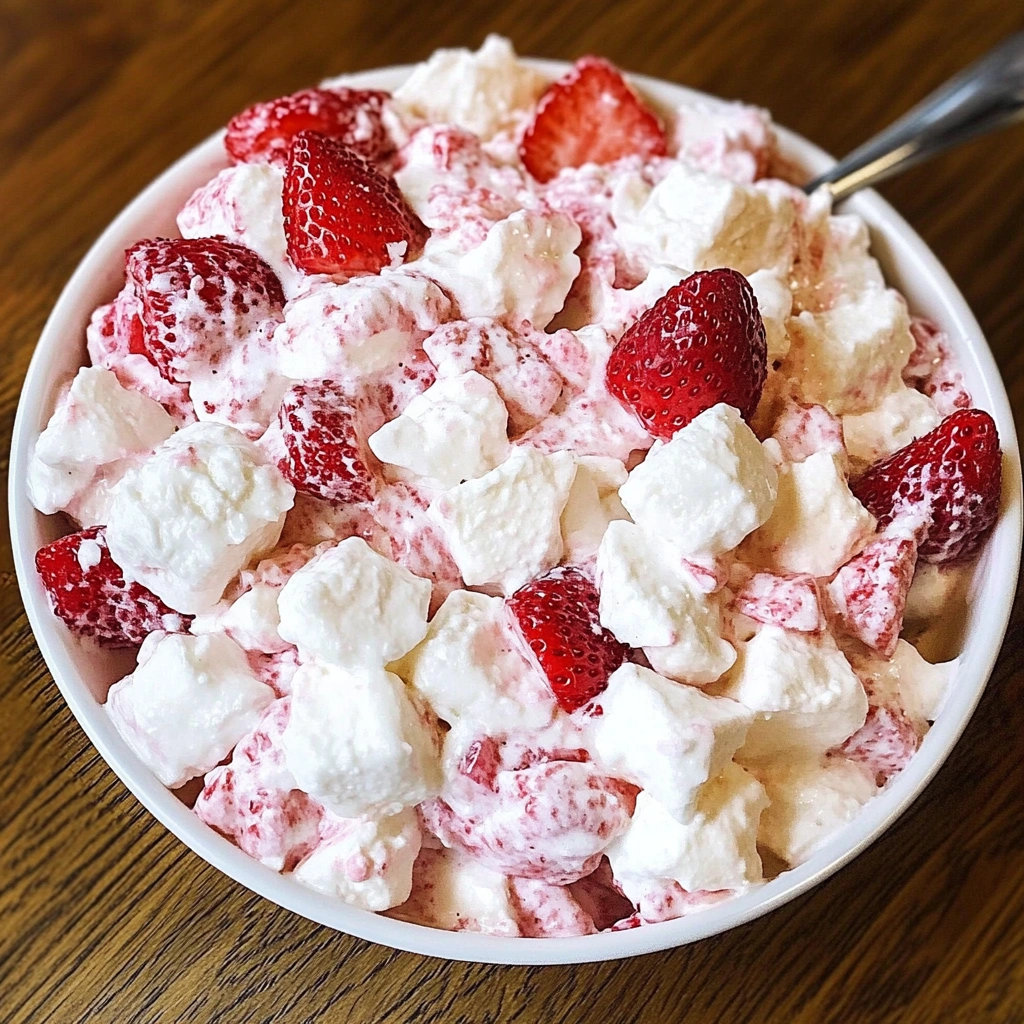 Strawberry Shortcake Fluff Salad