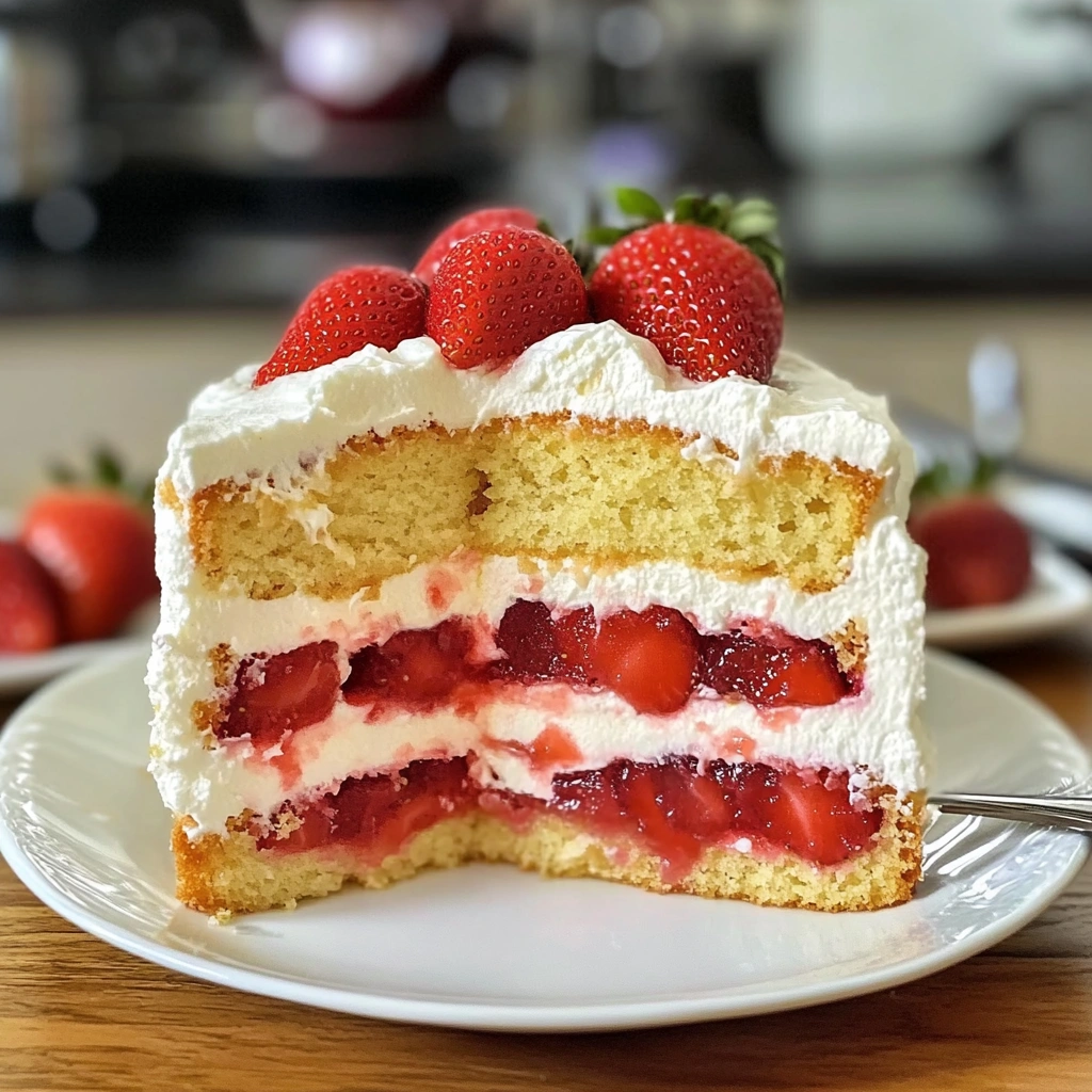 Strawberry Sponge Cake