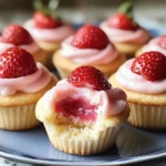 Strawberry Sugar Cookie Cups