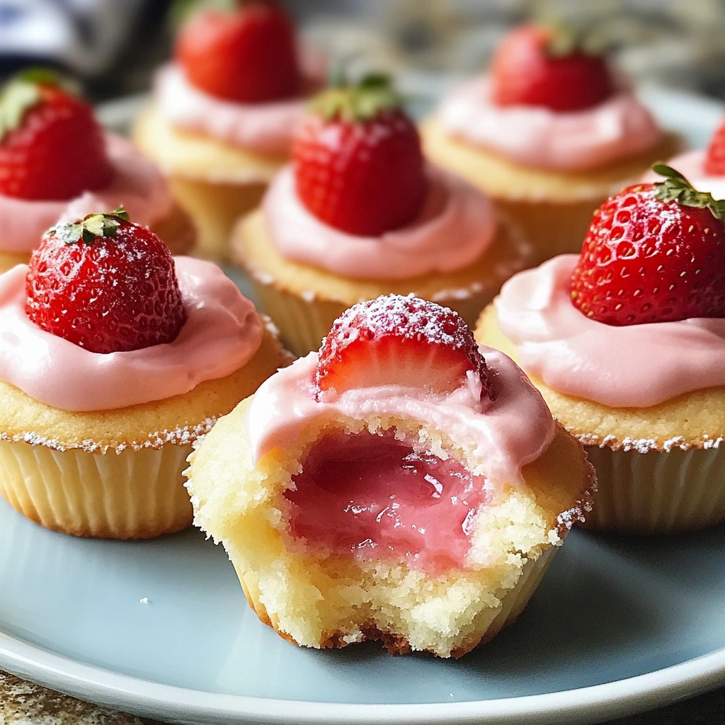 Strawberry Sugar Cookie Cups