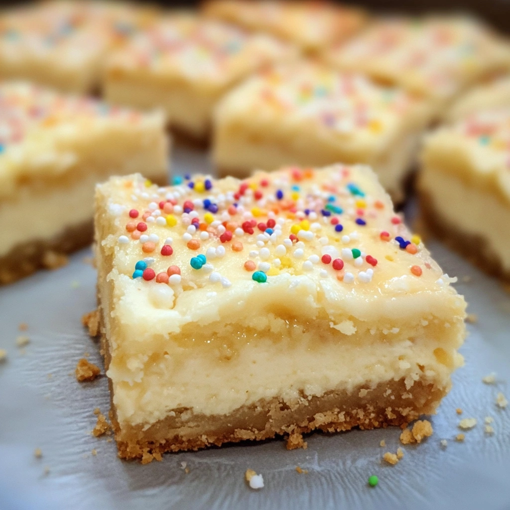 Sugar Cookie Cheesecake Bars