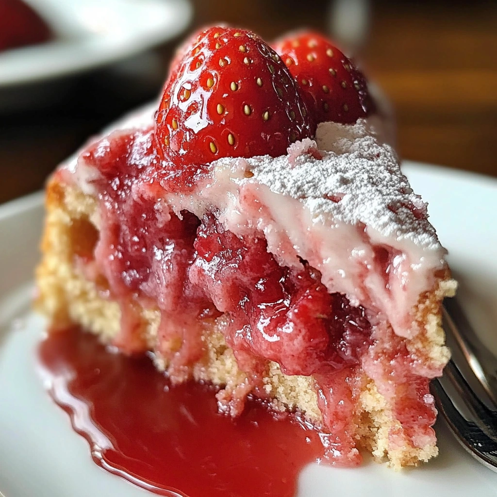 Triple Strawberry Cake
