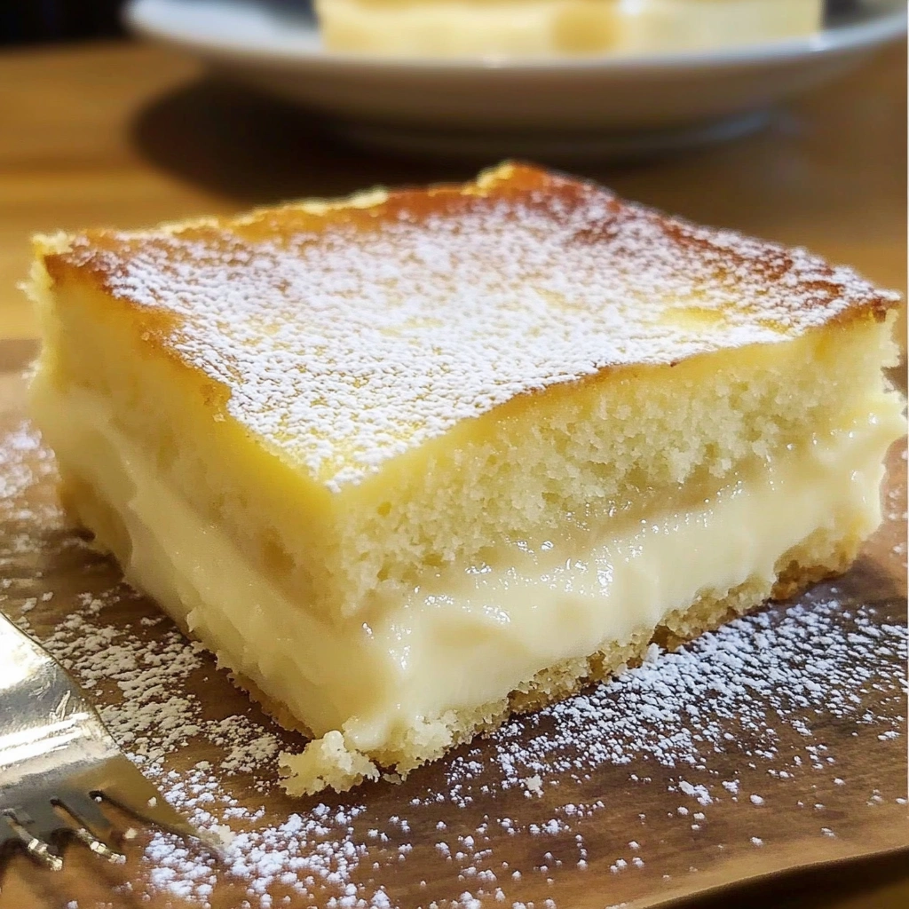 Vanilla Magic Custard Cake