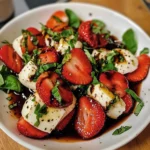 Balsamic Strawberry Caprese