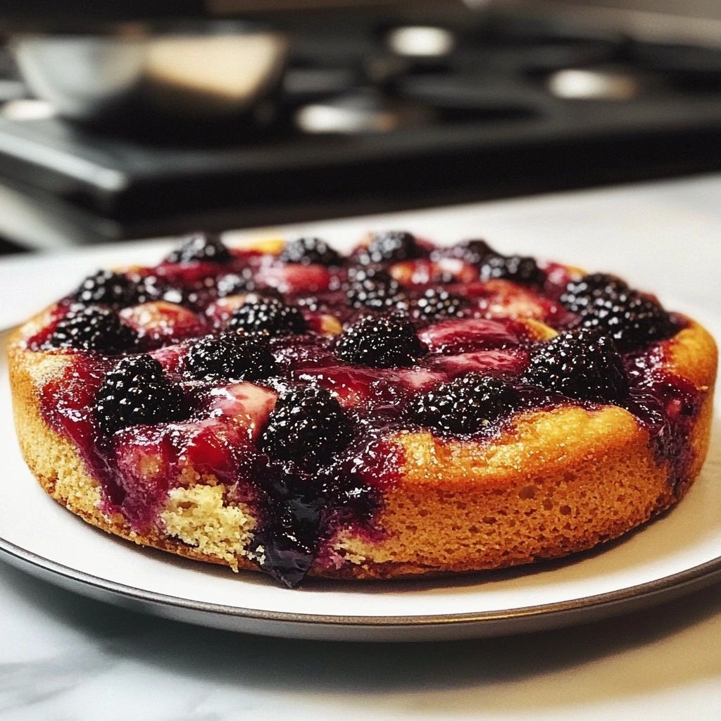 Blackberry Upside-Down Cake