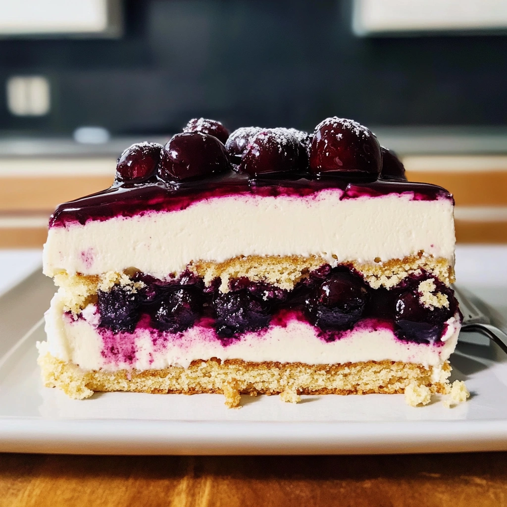 Blueberry Cheesecake Icebox Cake