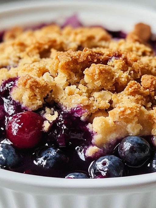 Blueberry Crumble