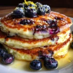 Blueberry Lemon Ricotta Pancakes