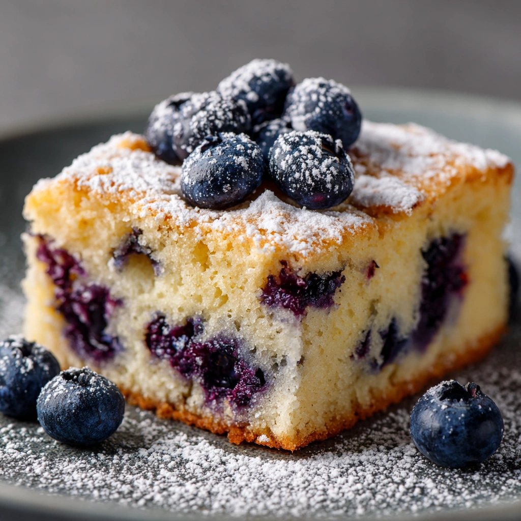 Blueberry Lemon Ricotta Sheet Cake