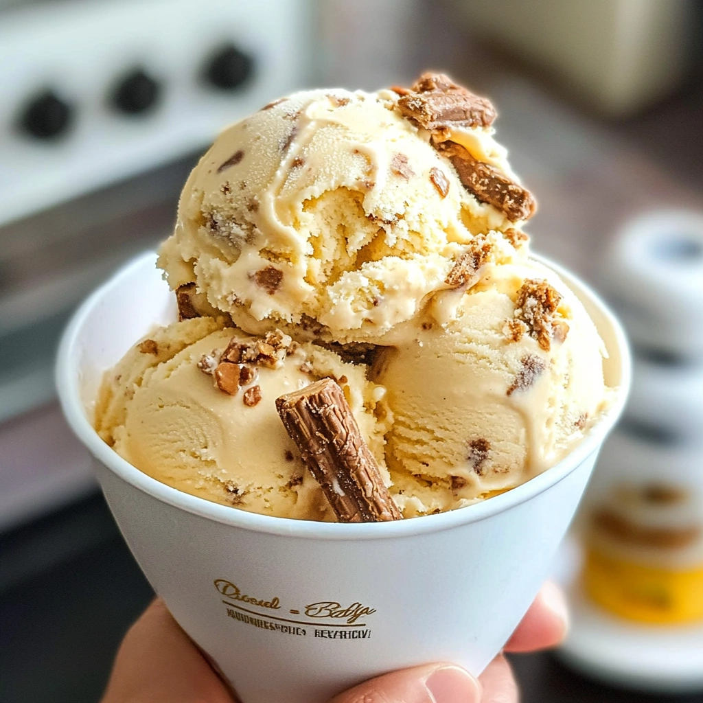 Butterfinger Ice Cream