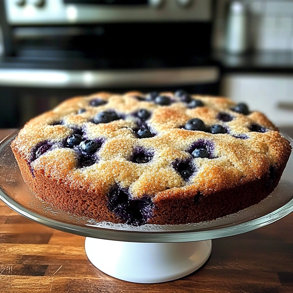 Buttermilk Blueberry Breakfast Cake