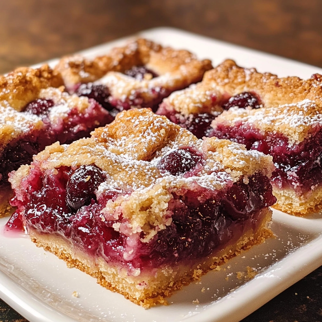 Cherry Pie Slab Bars