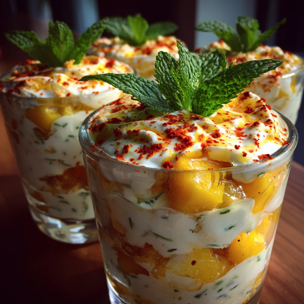 Chili Lime Mango Breakfast Parfaits