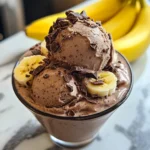 Chocolate Banana Greek Frozen Yogurt