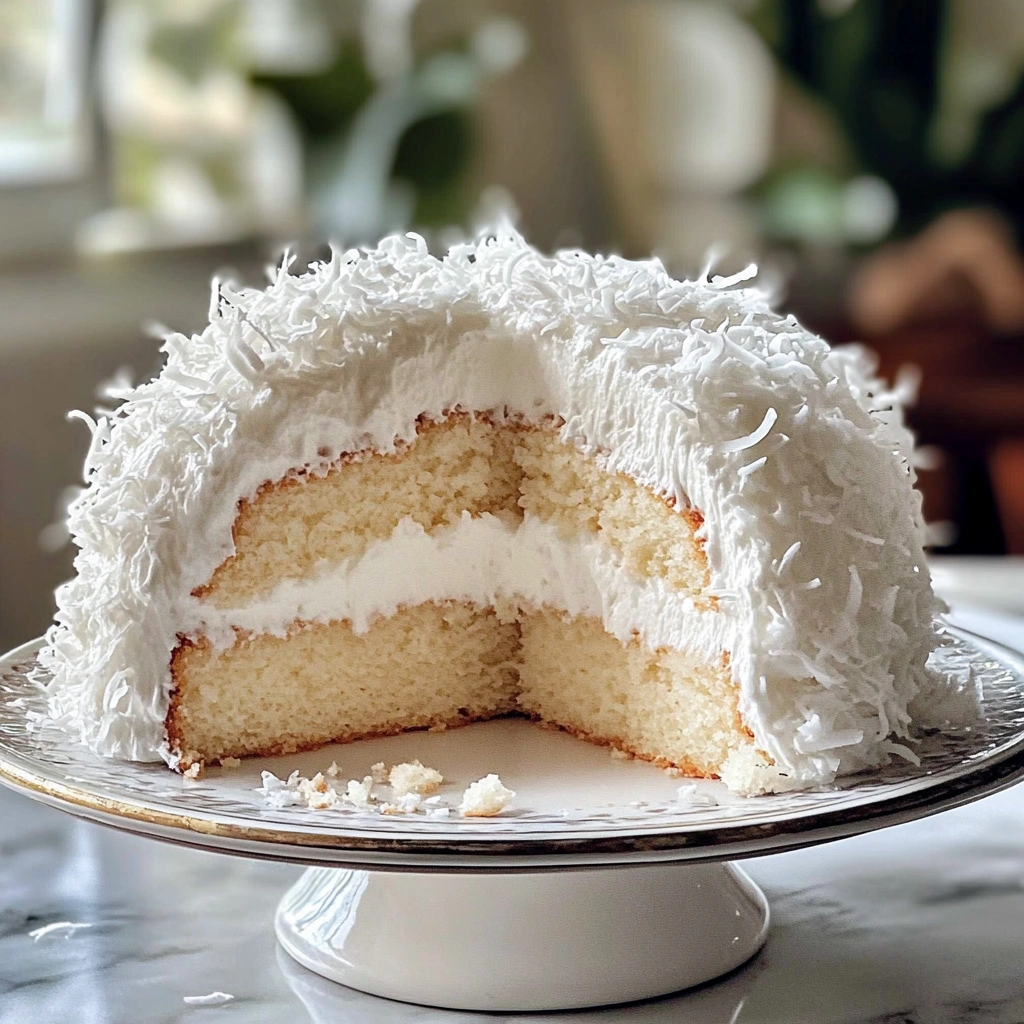 Coconut Cloud Cake