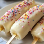Frozen Banana Yogurt Pops