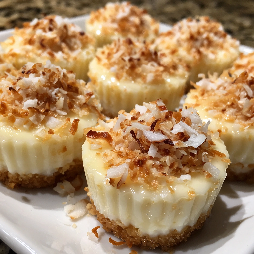 Frozen Coconut Lime Cheesecake Bites