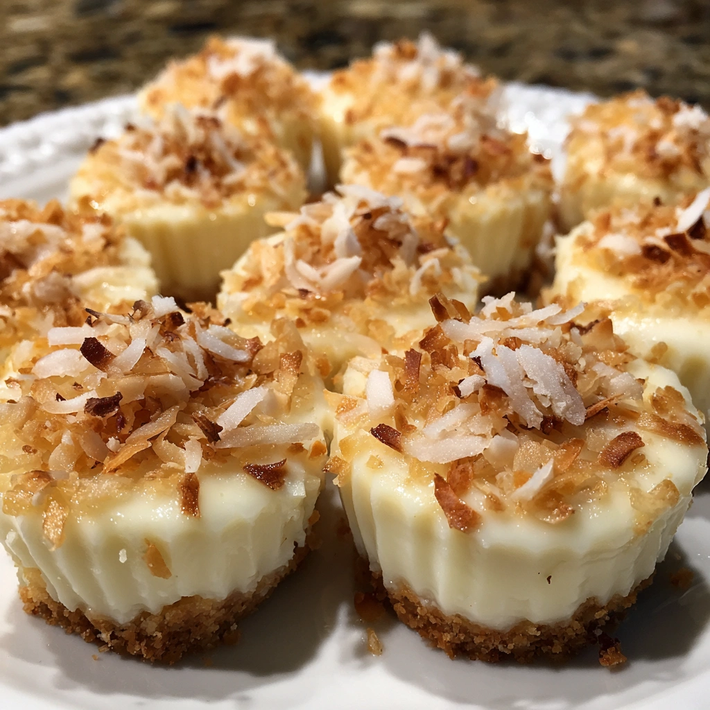 Frozen Coconut Lime Cheesecake Bites