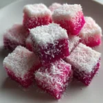 Frozen Dragon Fruit Coconut Bites