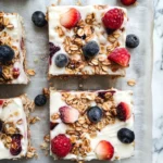 Frozen Yogurt Granola Bars