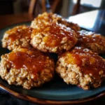 Honey-Glazed Peach Oat Cookies