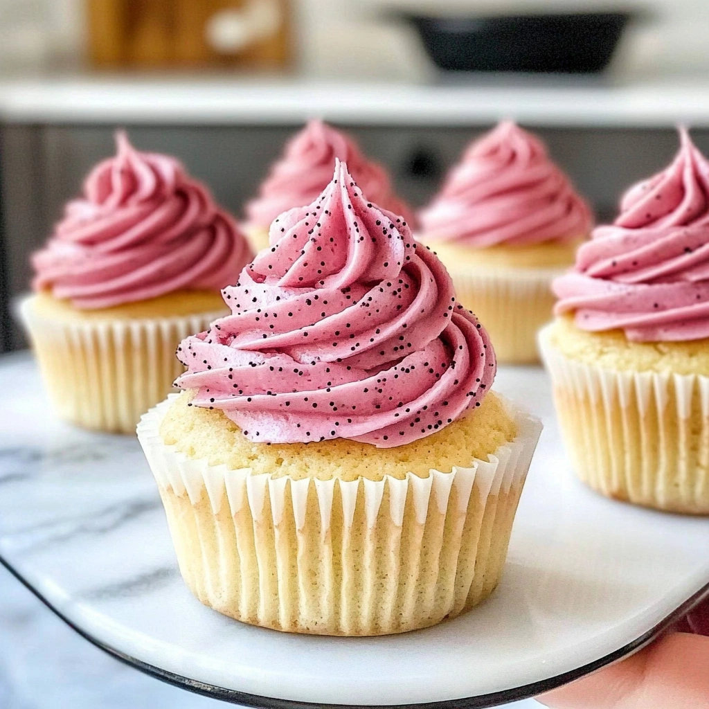 Lemon Poppy Seed Cupcakes