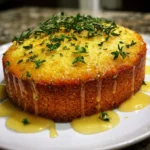 Lemon Thyme Polenta Cake
