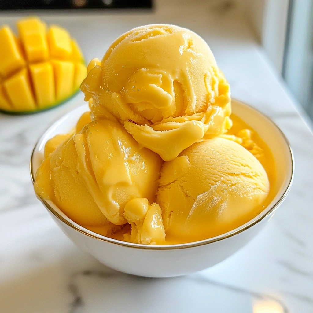 Mango Greek Frozen Yogurt