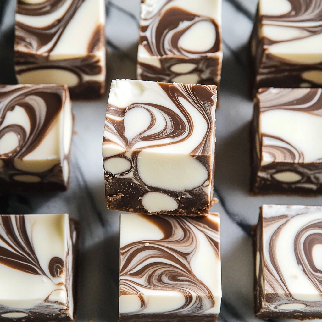 Marshmallow Swirl Fudge