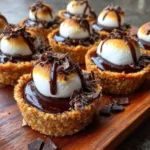 Mini S'mores Ganache Tarts