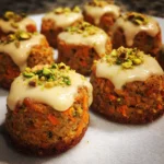 Mini Tahini Carrot Cake Bites