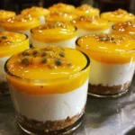 No-Bake Mango Passionfruit Cheesecake Cups