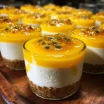 No-Bake Mango Passionfruit Cheesecake Cups