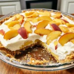 No-Bake Peaches & Cream Pie