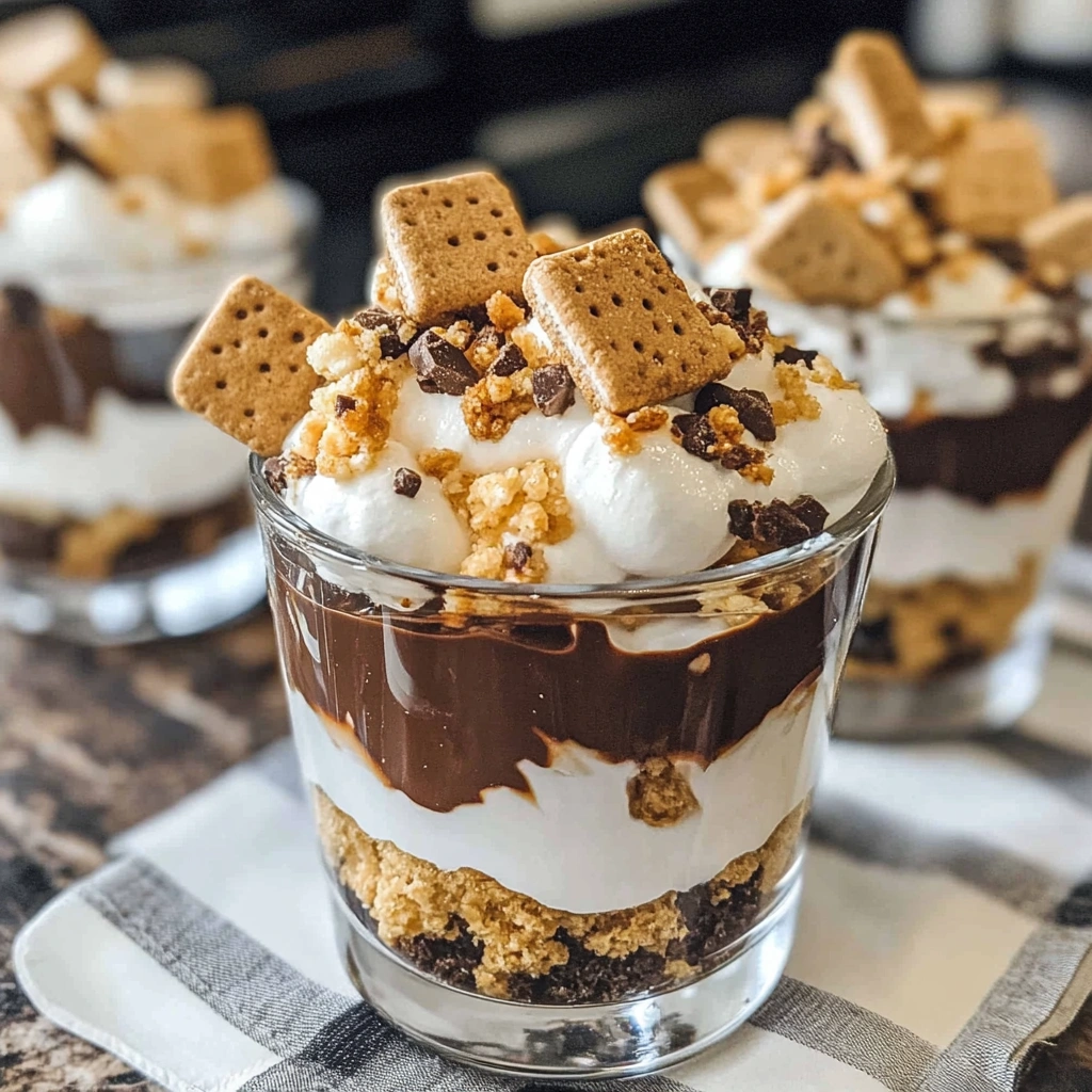 No Bake S’mores Parfaits