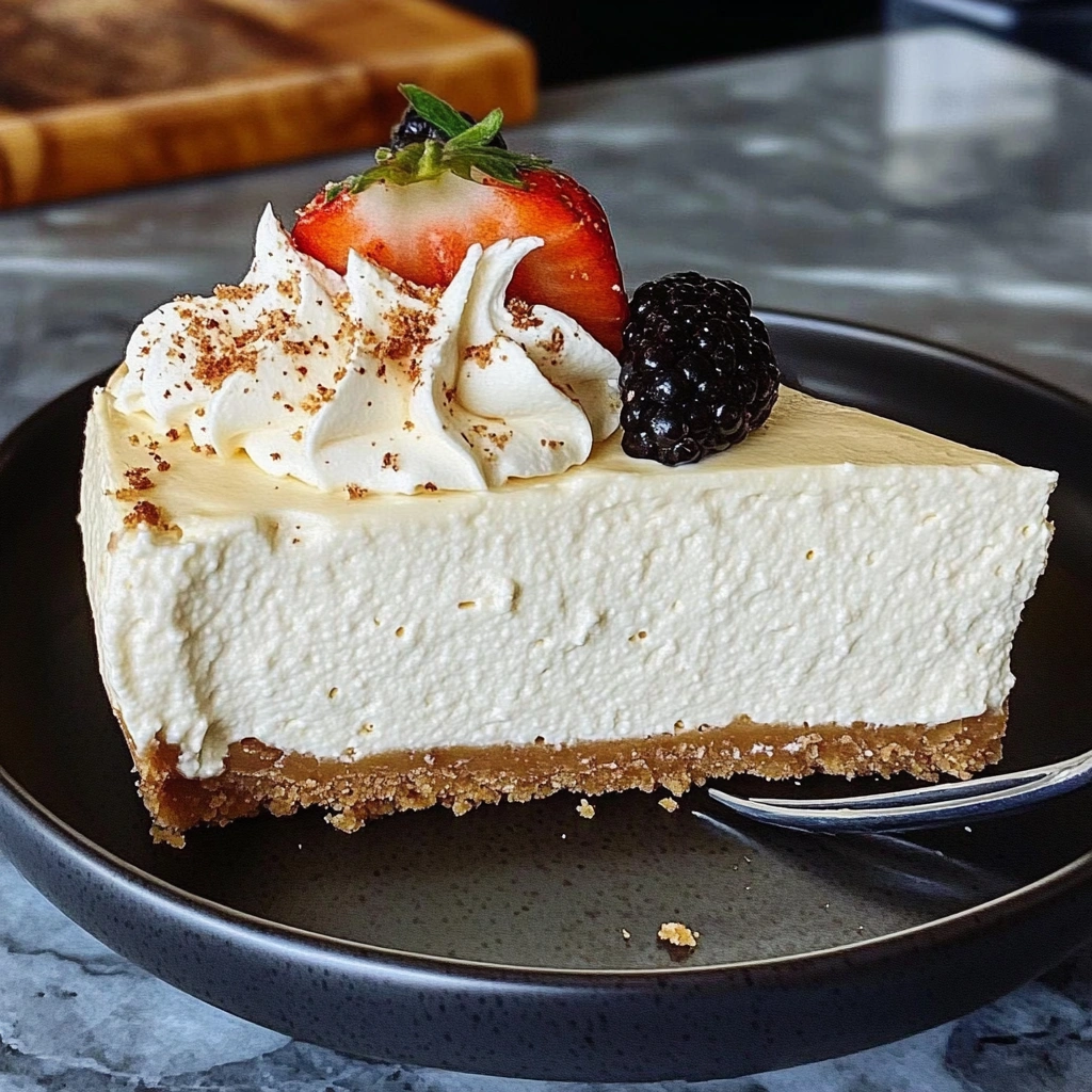 No-Bake Whipped Ricotta Cheesecake