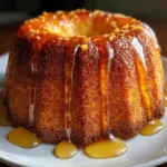 Orange Blossom Honey Drizzle Cake