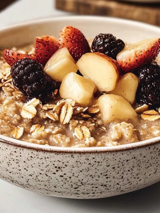 Overnight Maple Oatmeal