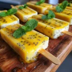 Passionfruit Yogurt Chia Popsicles
