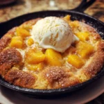 Peach Cobbler Cookie Skillets