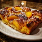 Peach Cobbler French Toast Casserole
