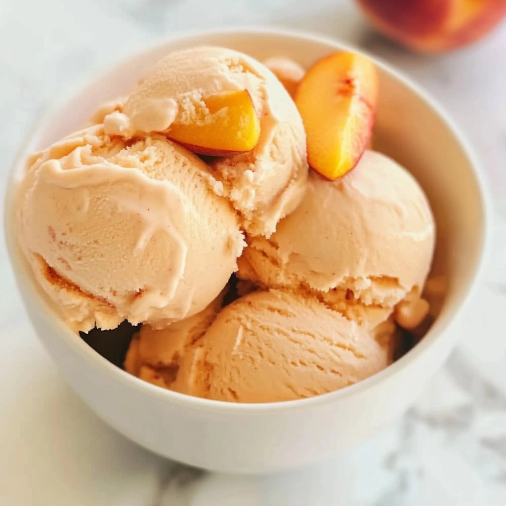 Peach Ice Cream
