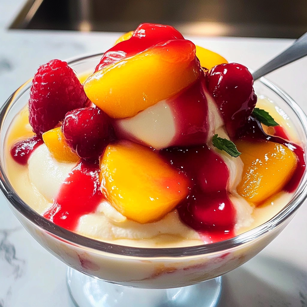Peach Melba