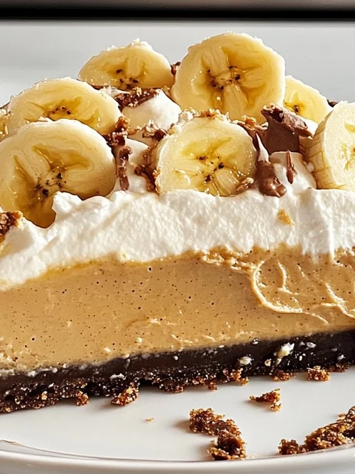 Peanut Butter Banana Pie